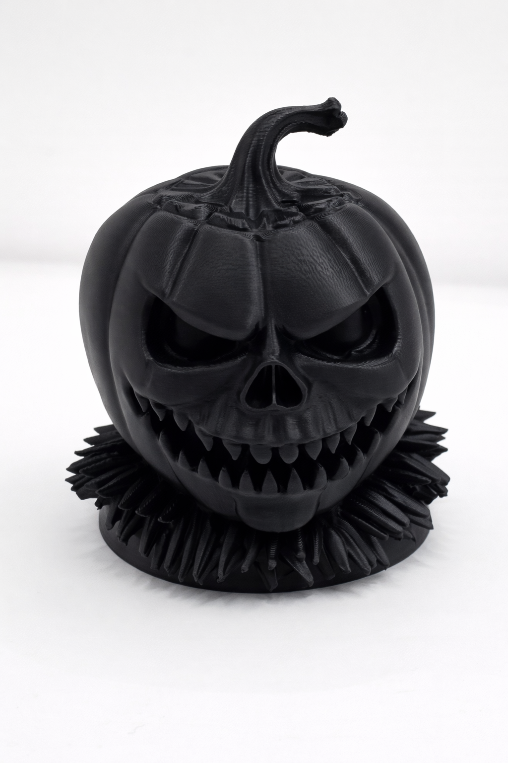 Black Pumpkin Skull