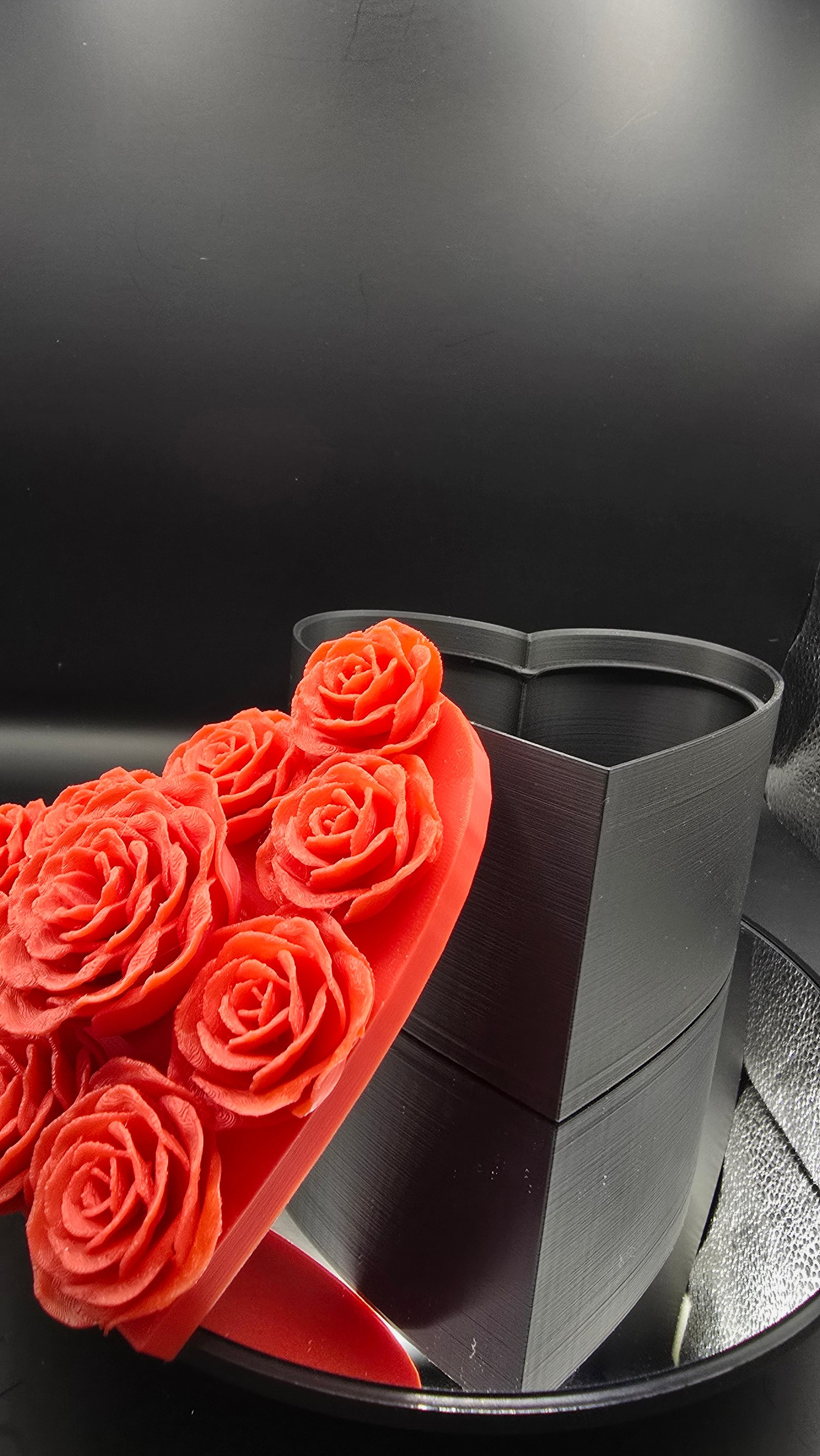 Cutie De Bijuterii Cu Trandafiri