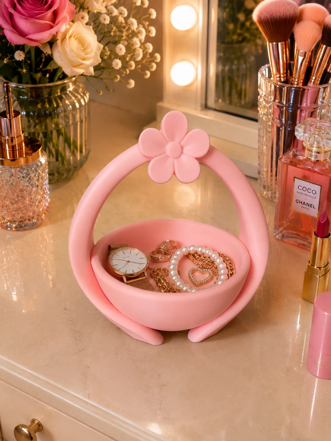 Daisy Bloom Jewelry Bowl