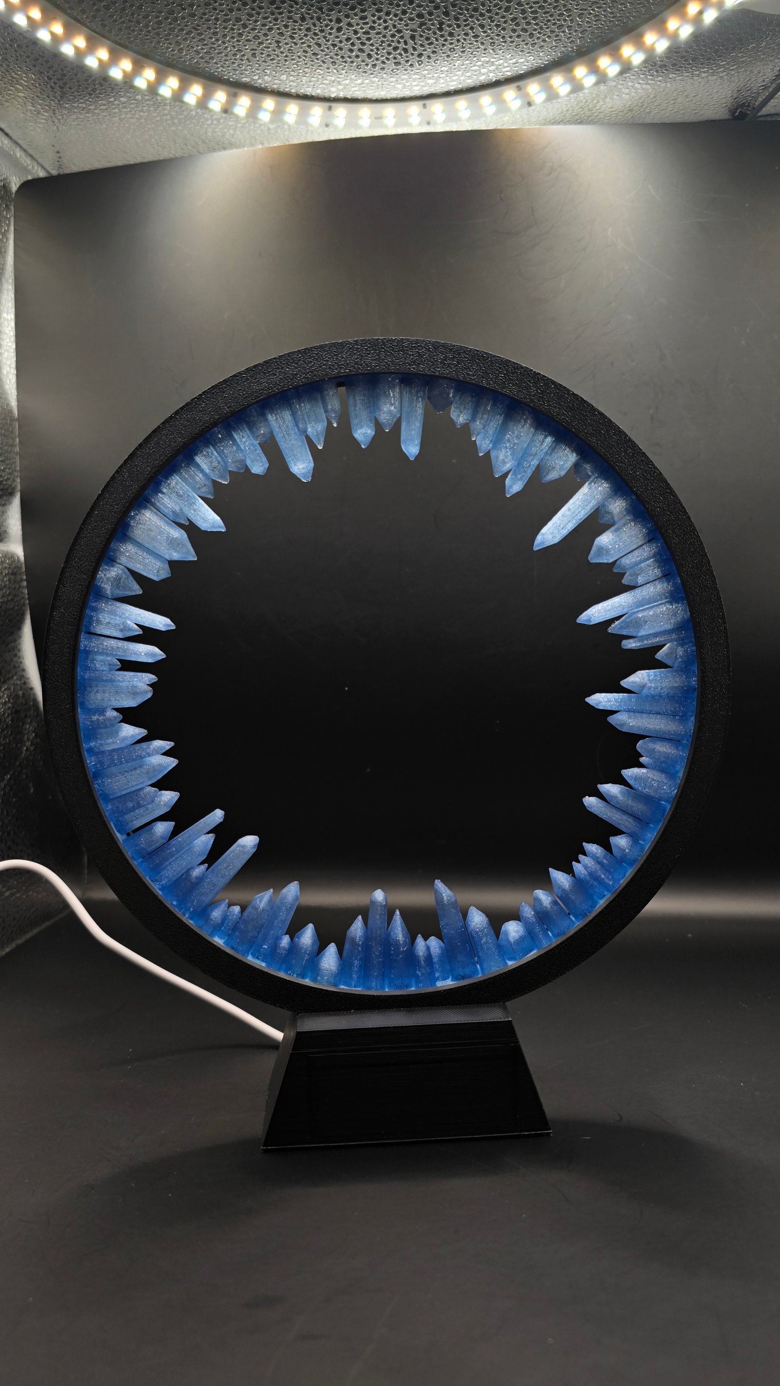 Preview Lampa Cristal Albastra