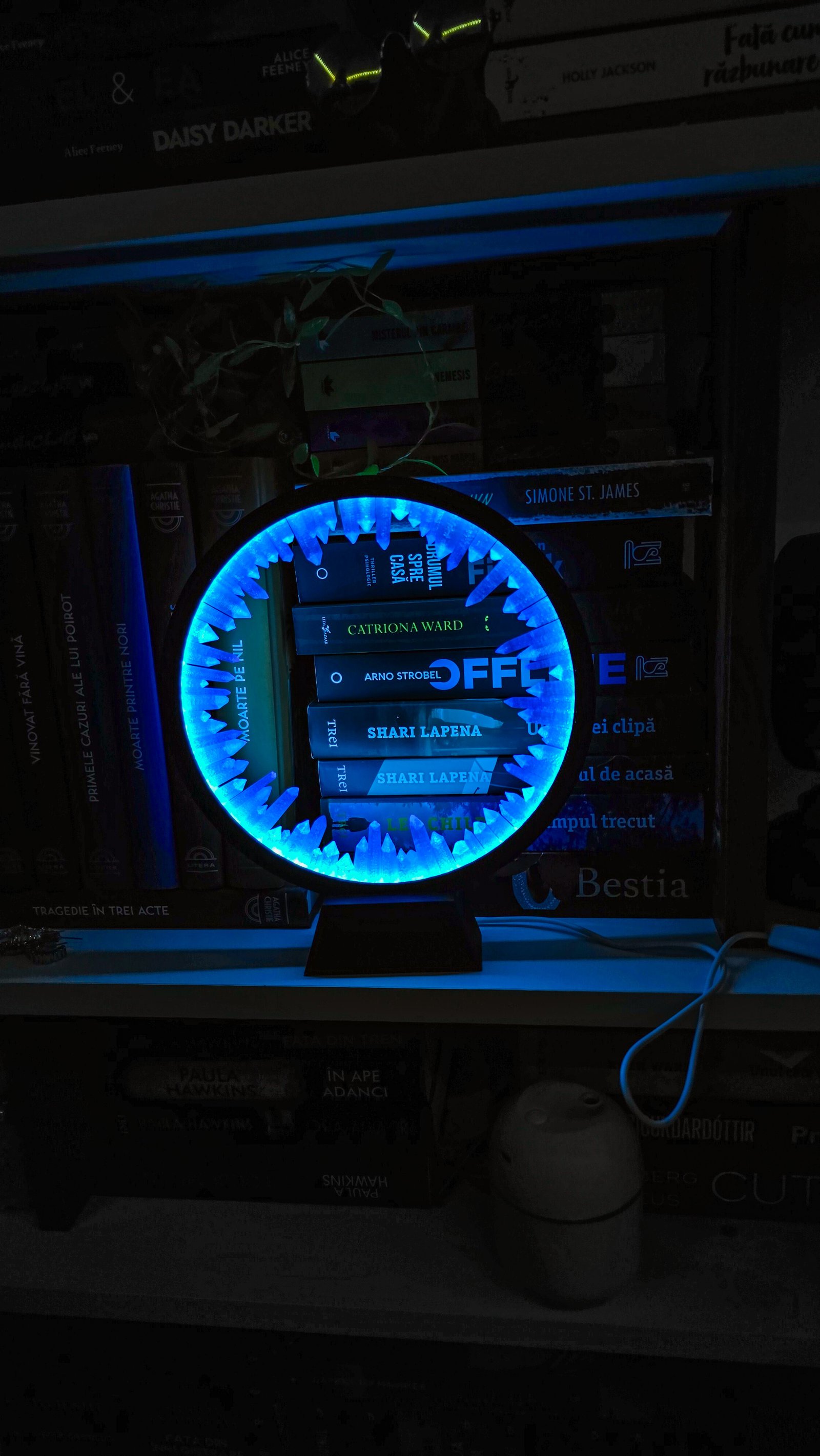 Preview Lampa Cristal Albastra