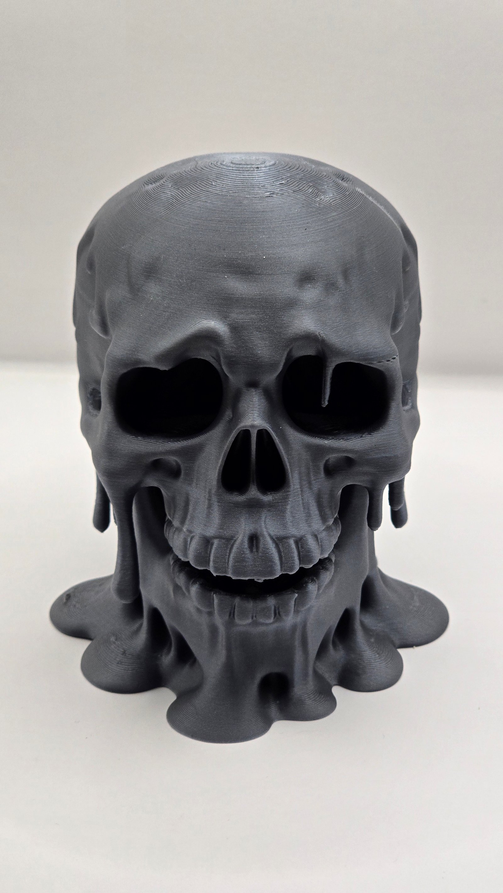 Melting Skull Silver