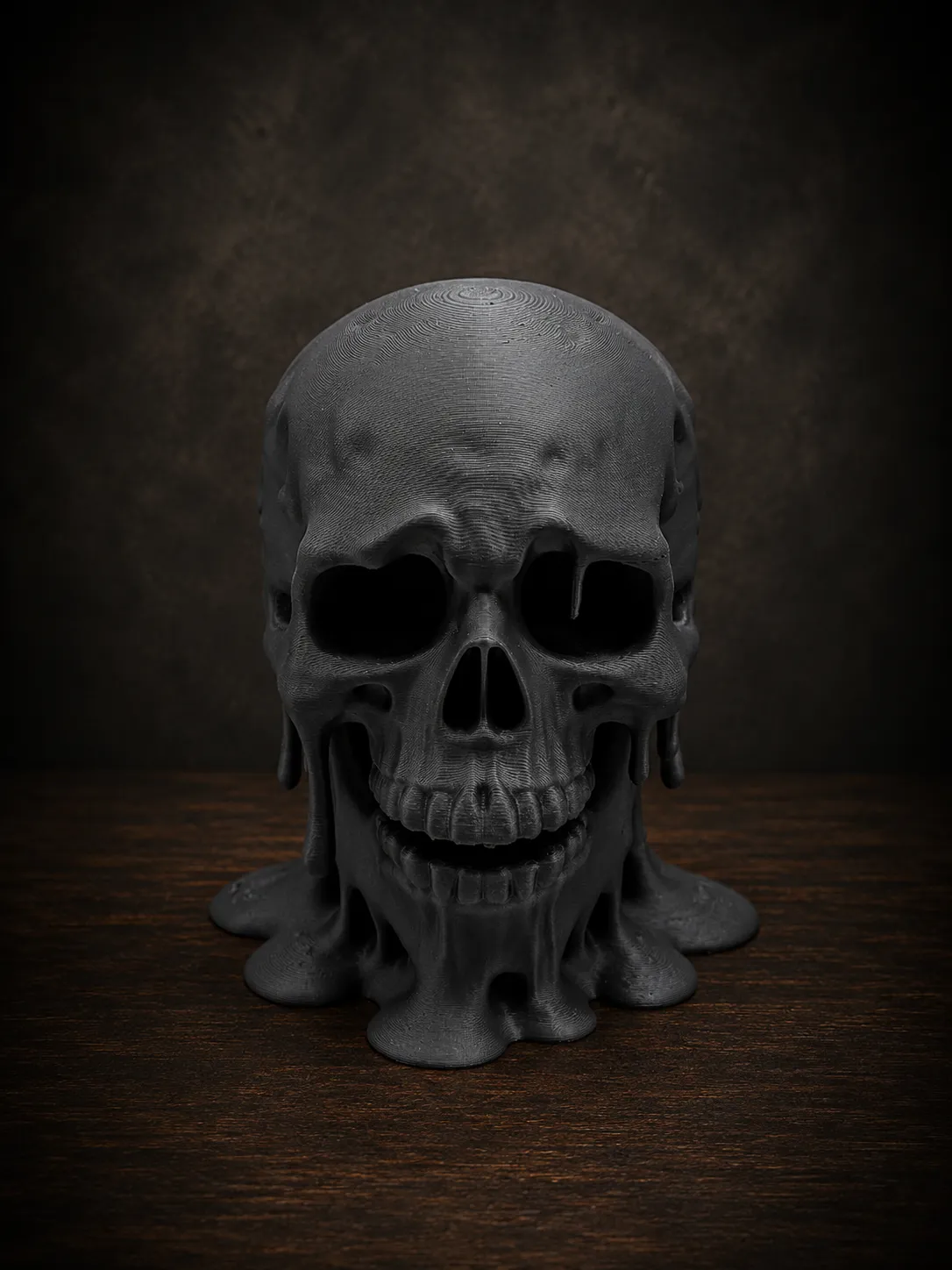 Melting Skull Silver