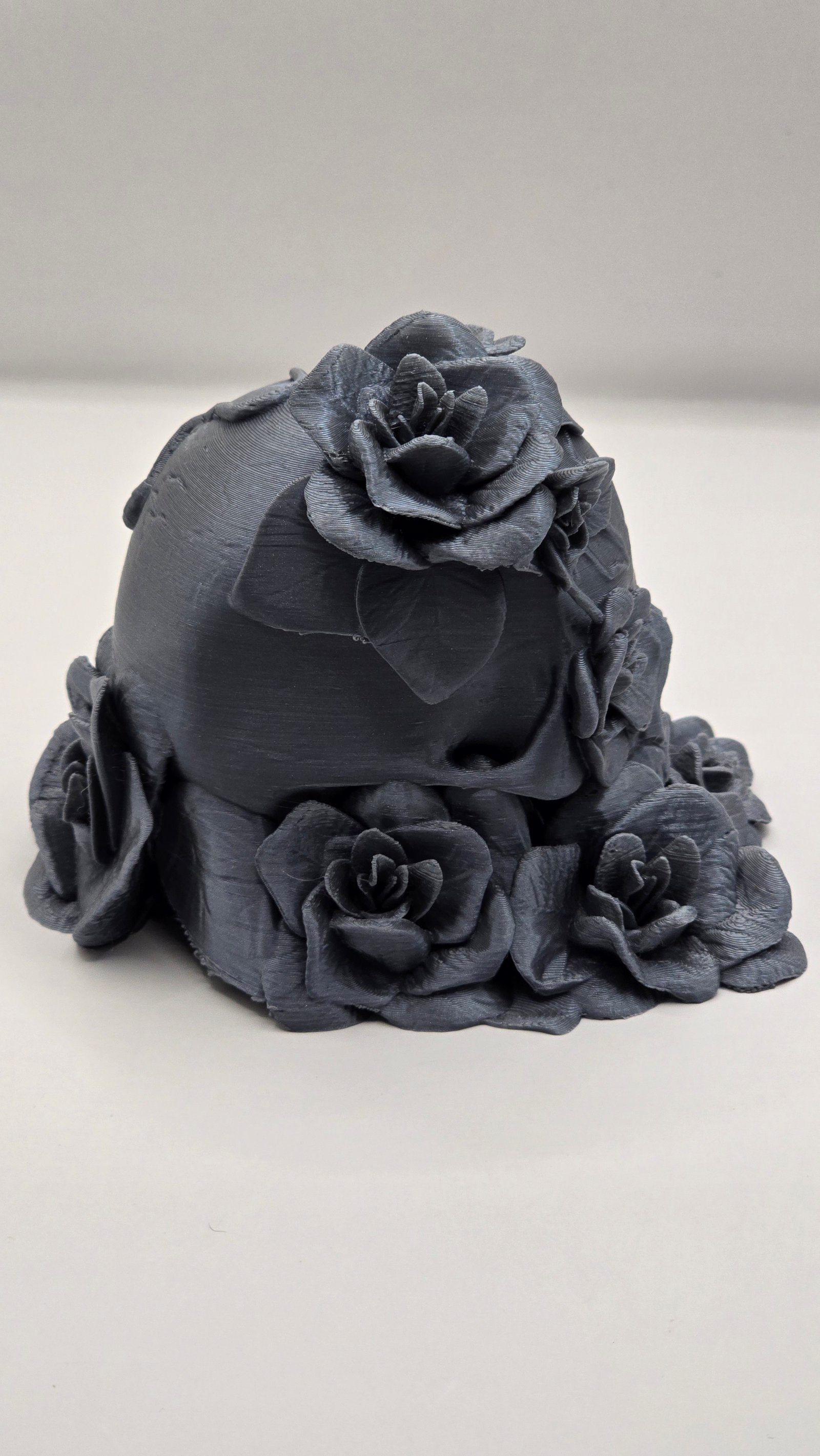 Preview Roses Skull Silver