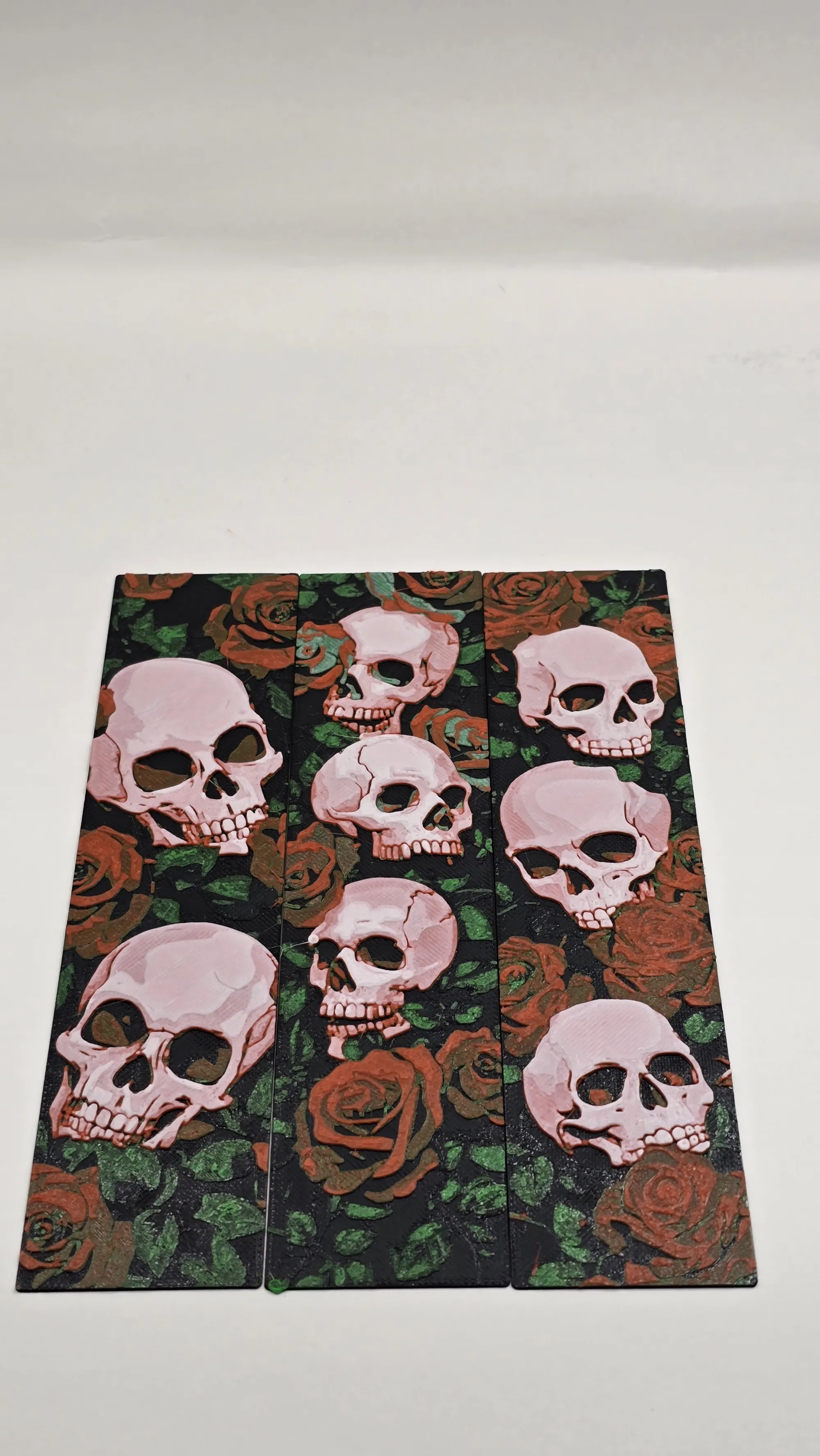 Set Semne de Carte Craniu rosu