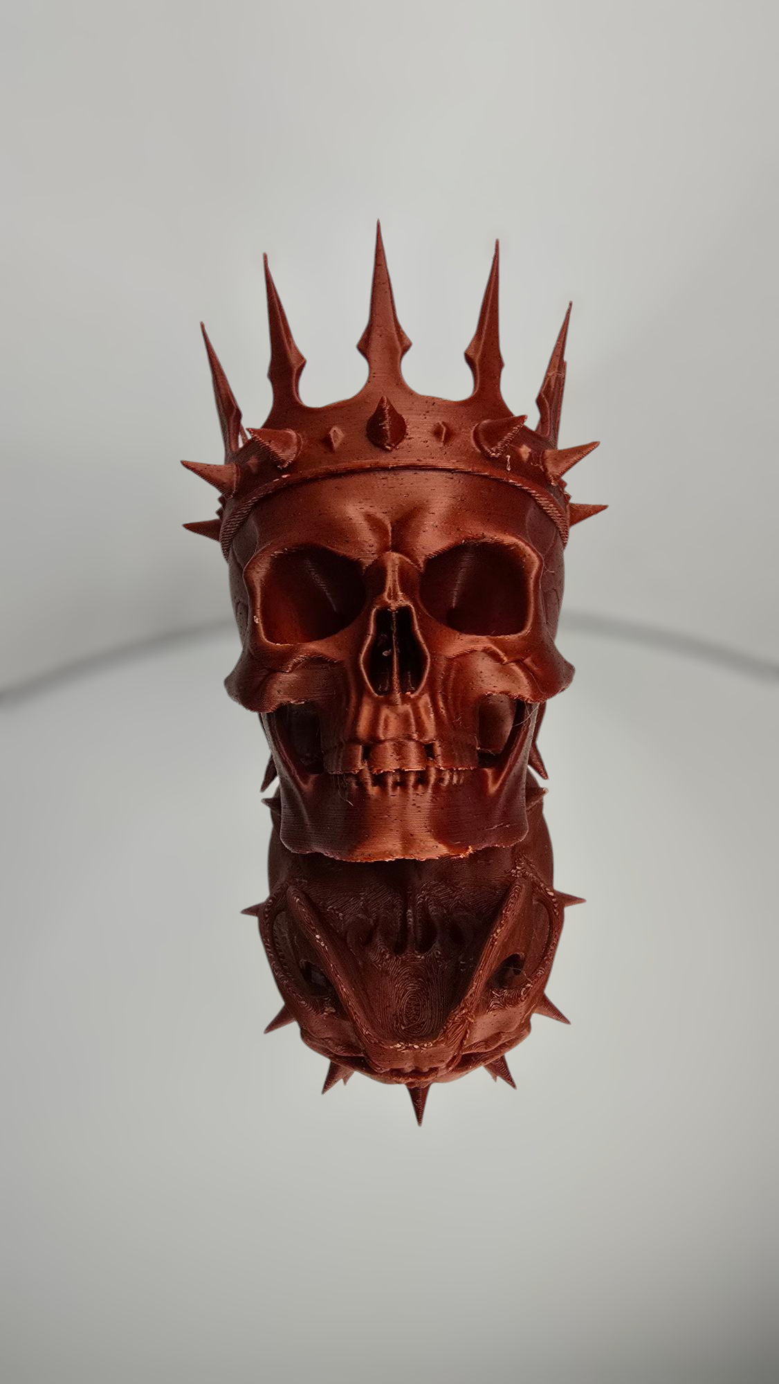 Skull Marble Red Brick